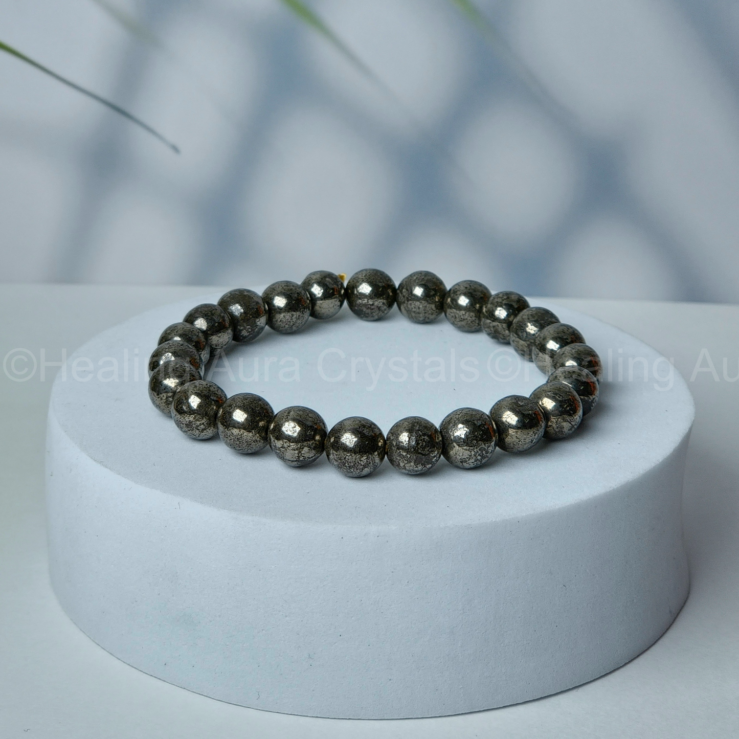 Pyrite Bracelet (8mm) - Premium Quality