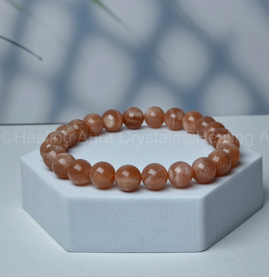 Sunstone Bracelet - Premium Quality (8mm)
