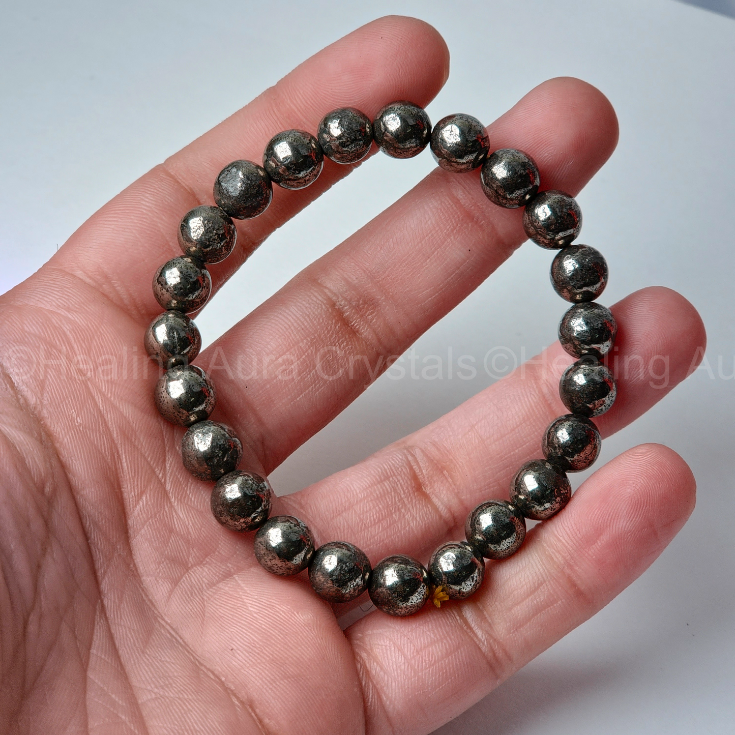 Pyrite Bracelet (8mm) - Premium Quality