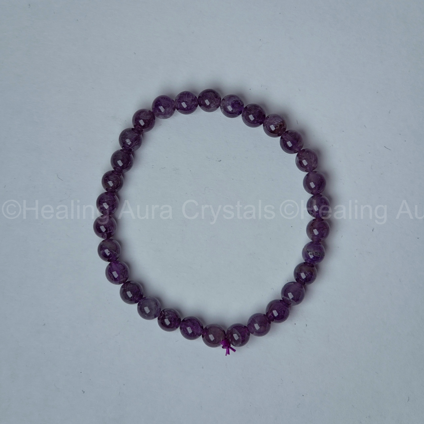 Amethyst Bracelet (6mm)