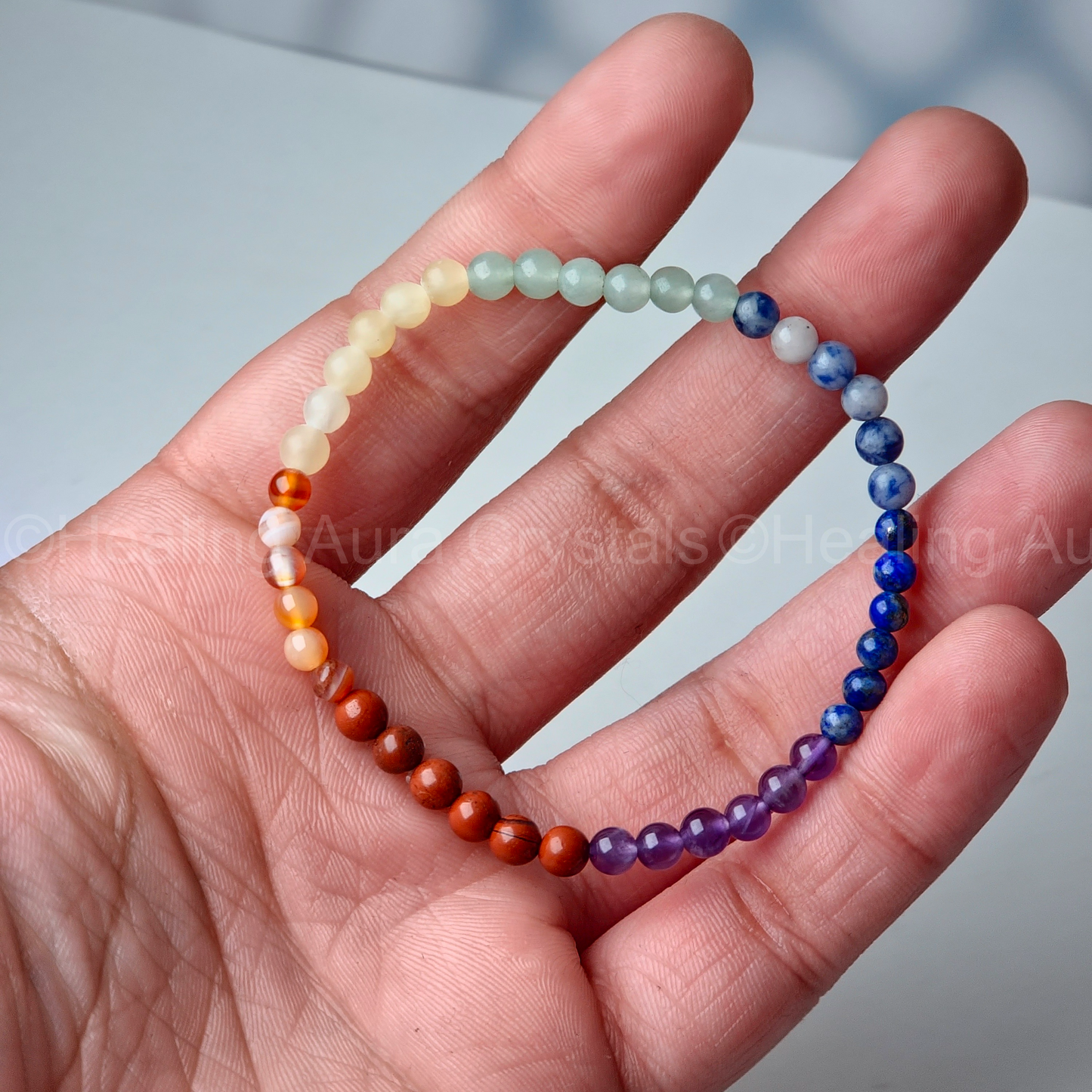 7 Chakra Bracelet (4mm)