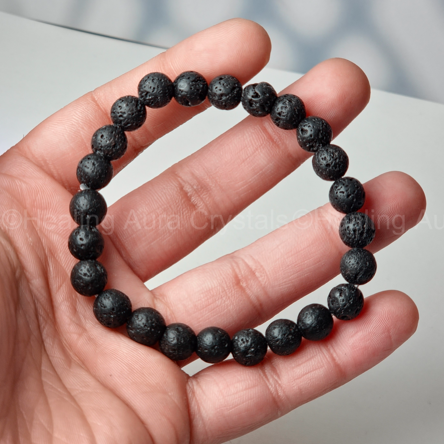 Lava Stone Bracelet - Premium Quality (8mm)