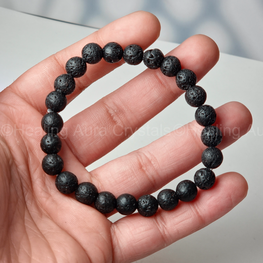 Lava Stone Bracelet - High Grade (8mm)