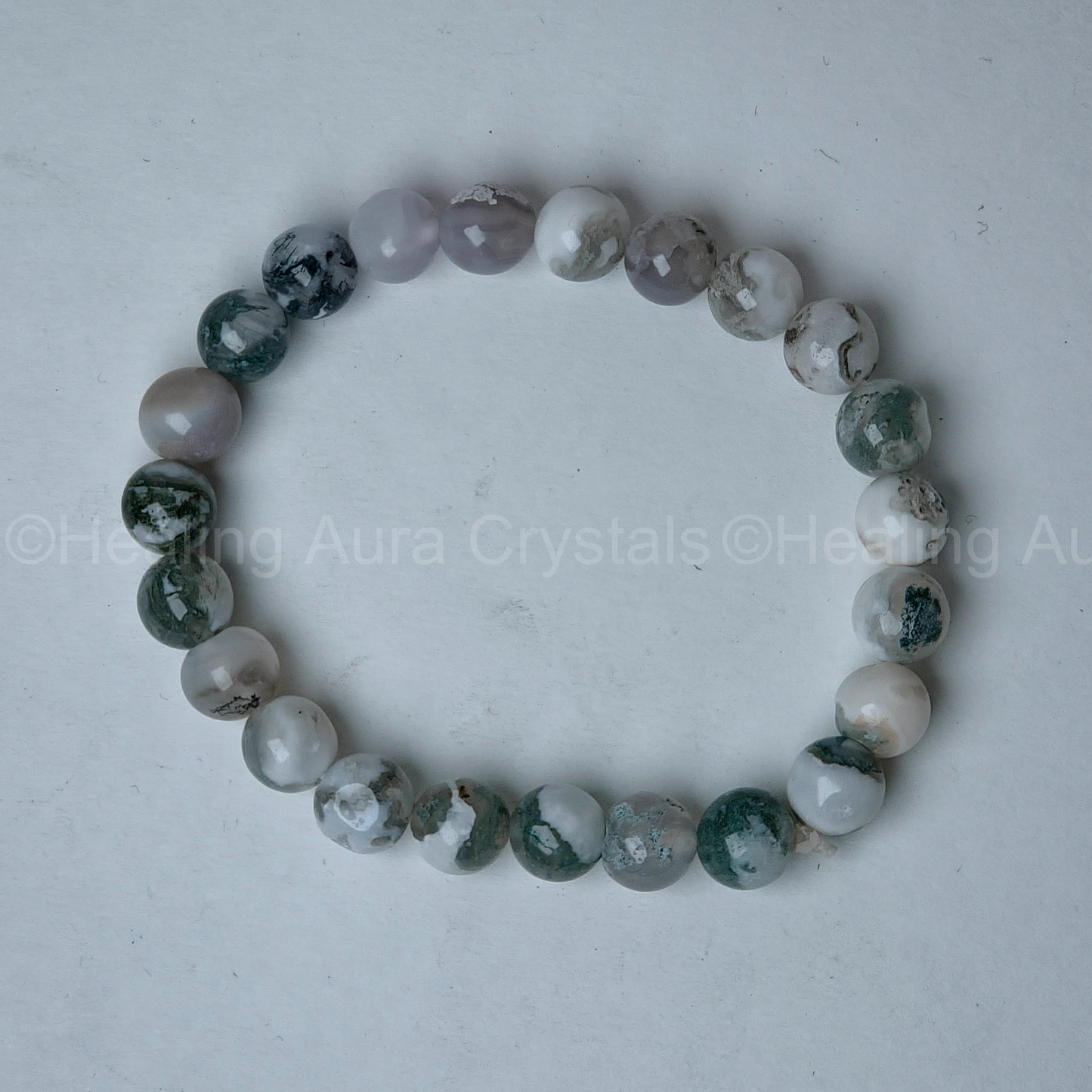 Tree Agate Bracelet (8mm)