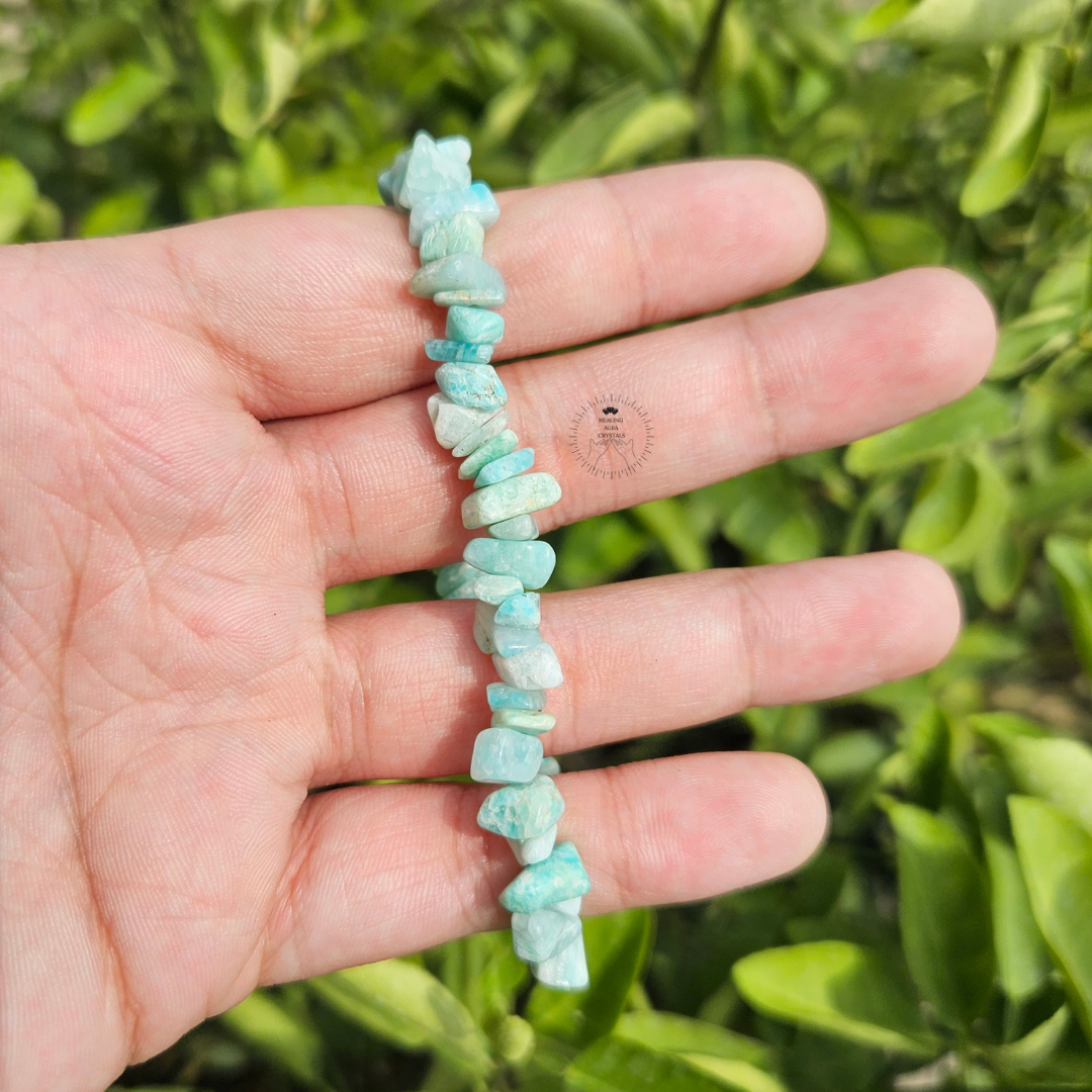 Amazonite Chip Bracelet