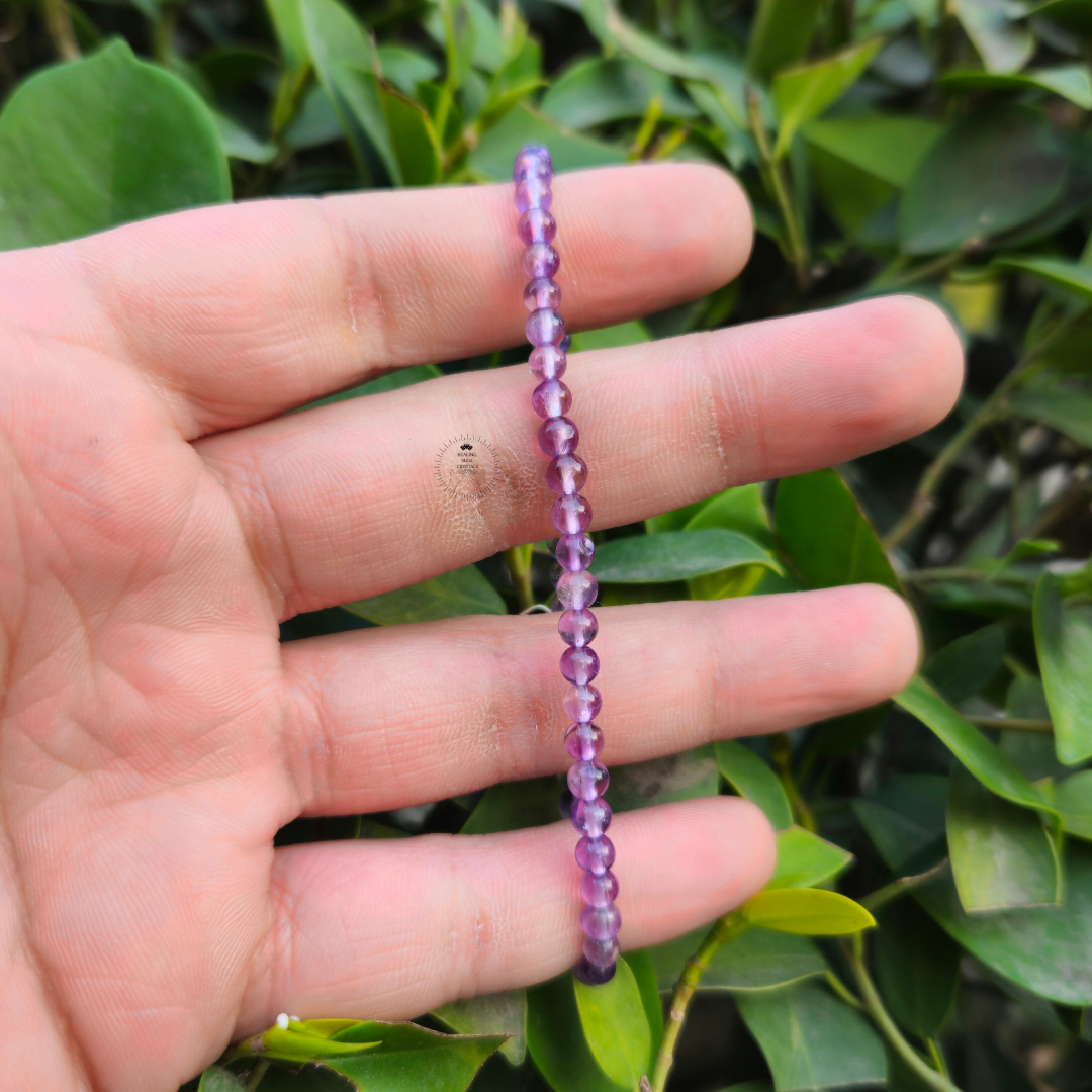 Amethyst Bracelet (4mm)