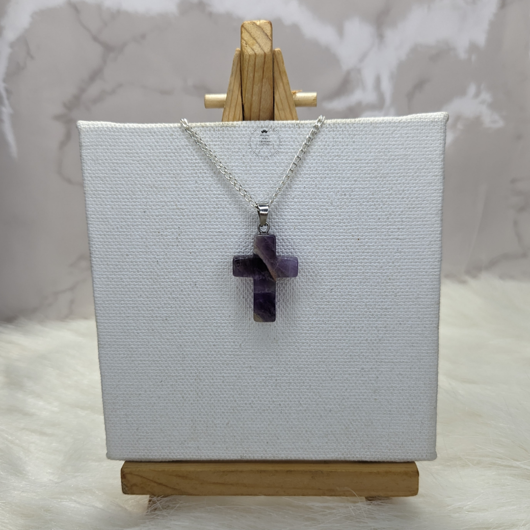 Amethyst Cross Pendant