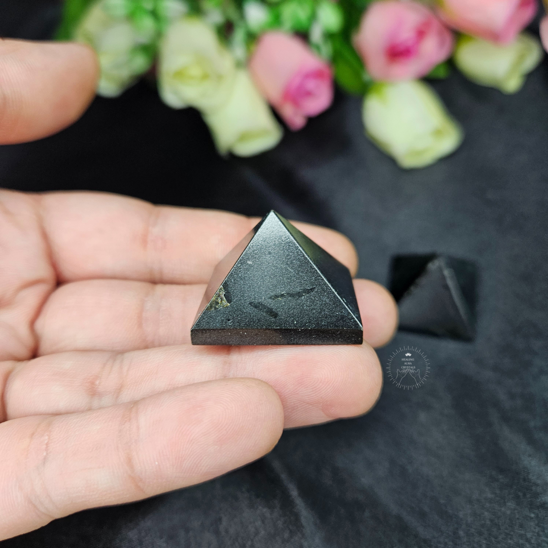 Black Tourmaline Pyramid (Small)