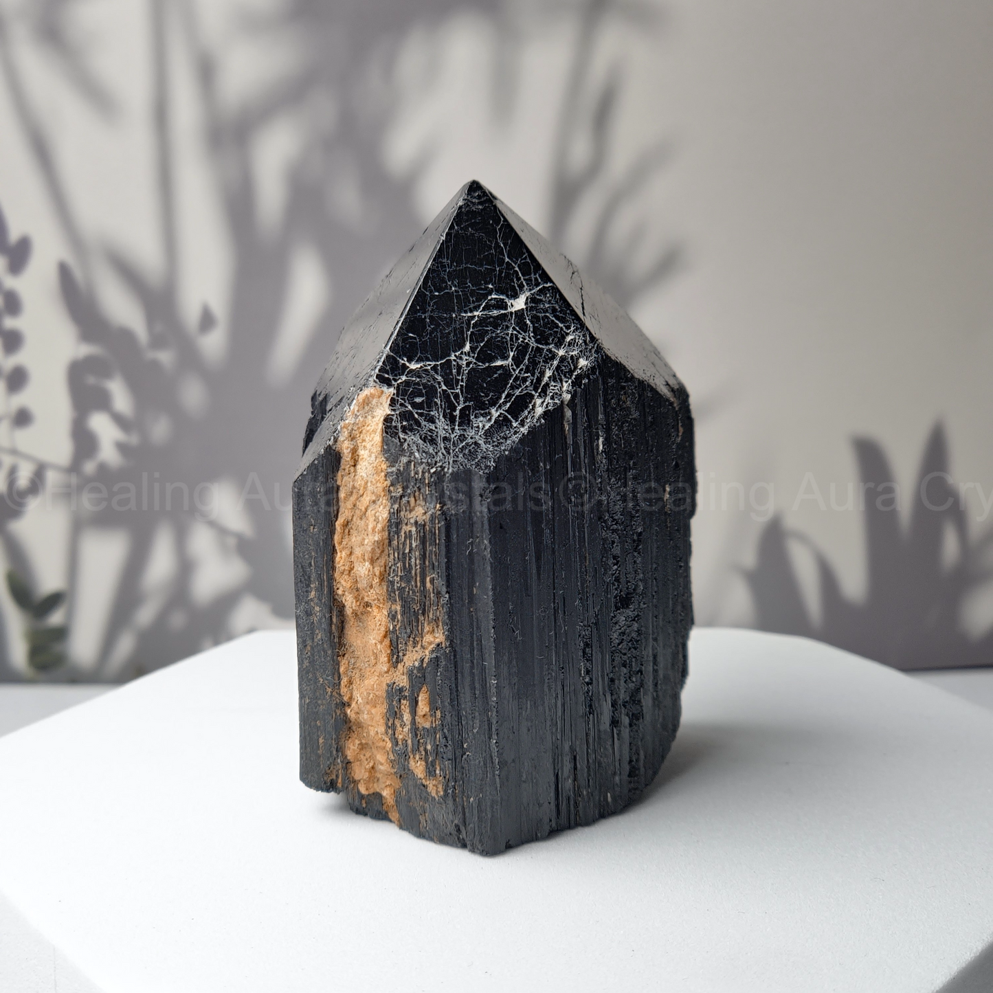 Black Tourmaline Raw Tower 185g