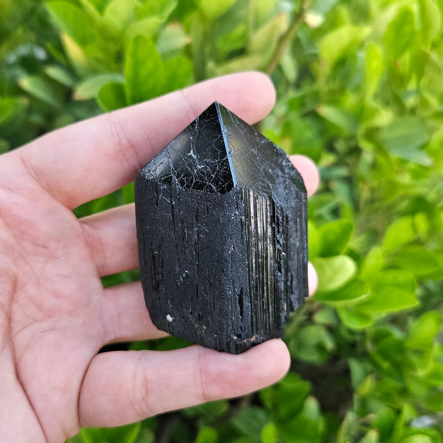 Black Tourmaline Raw Tower 185g
