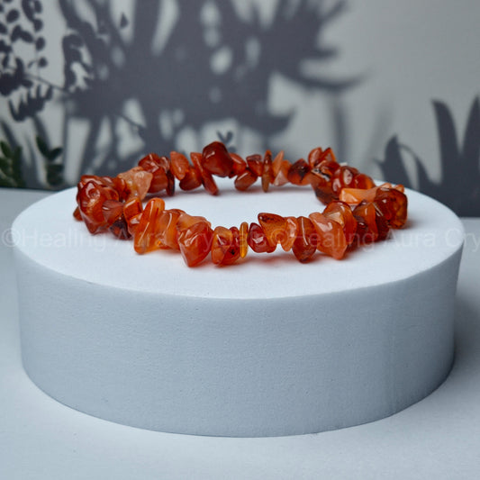 Carnelian Chip Bracelet
