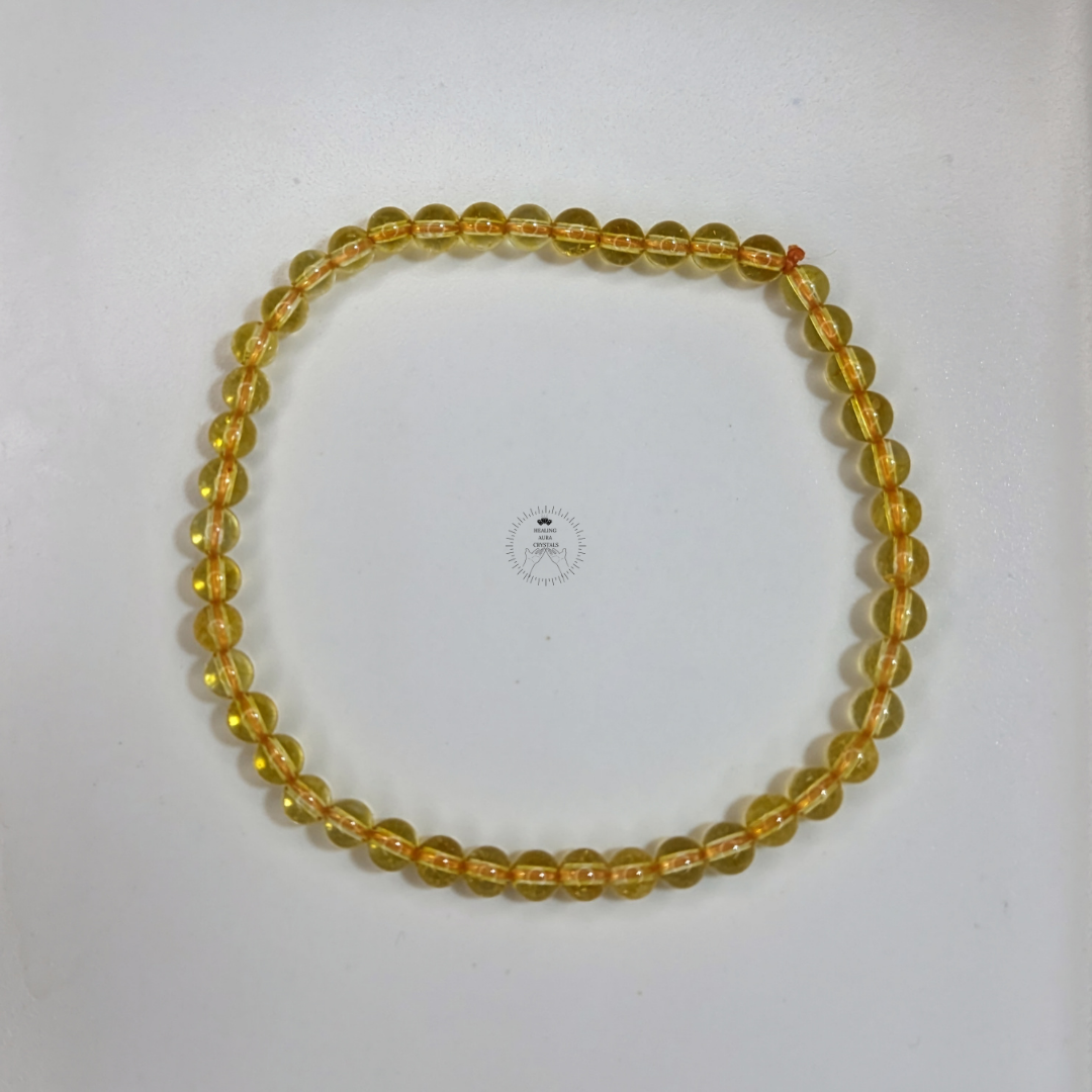 Citrine Bracelet (4mm)