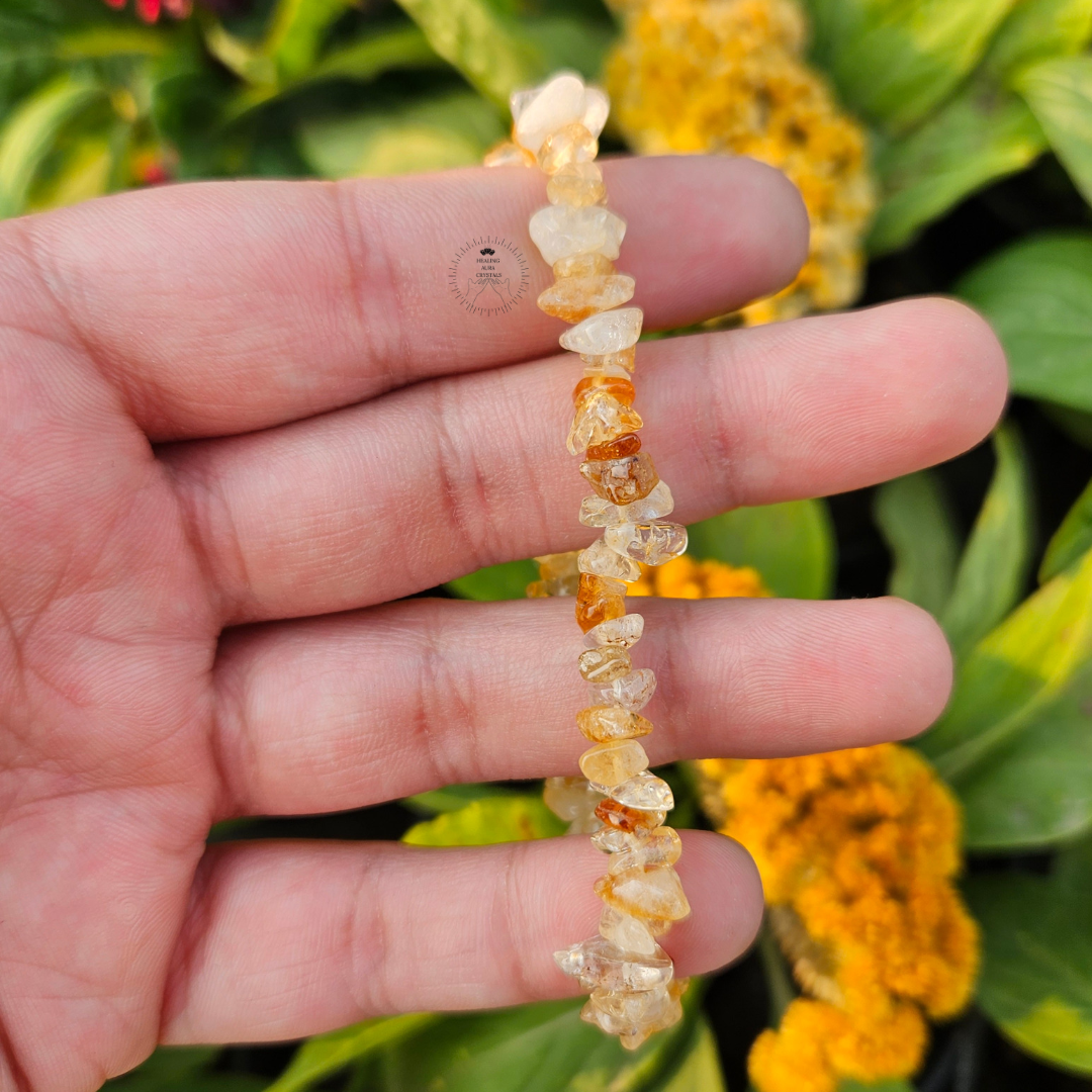 Citrine Chip Bracelet