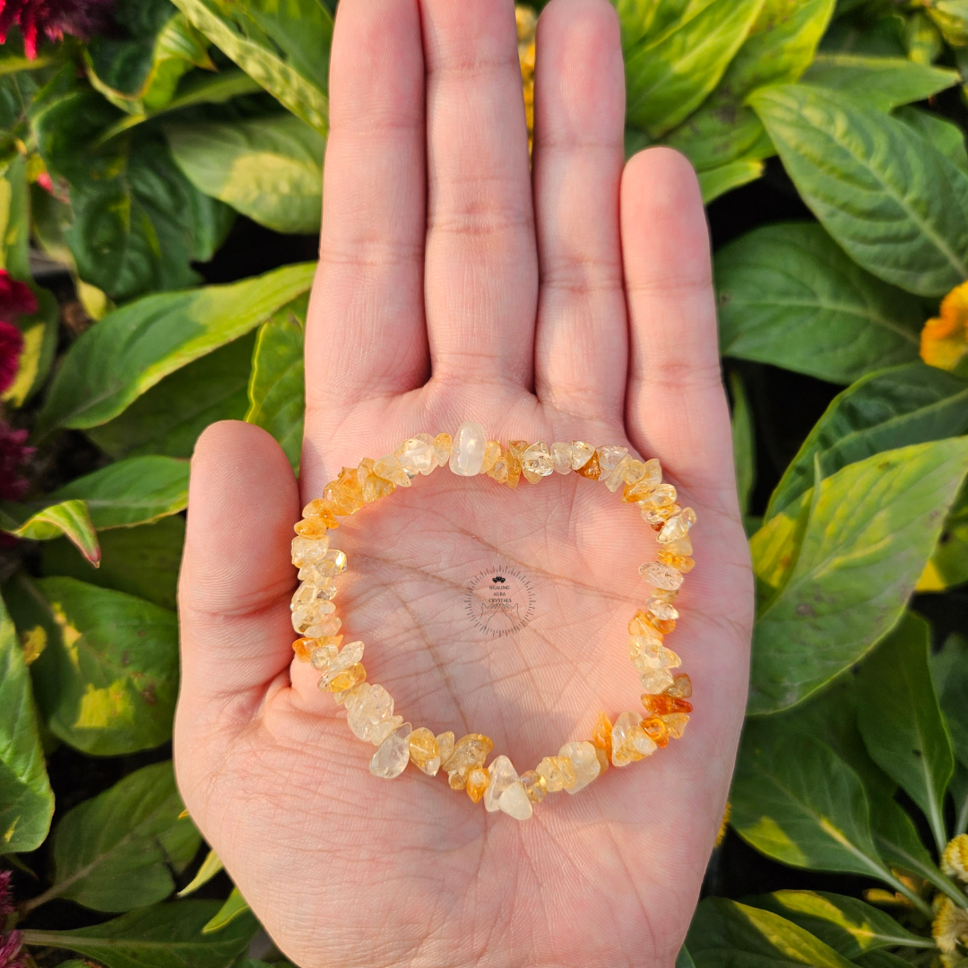 Citrine Chip Bracelet