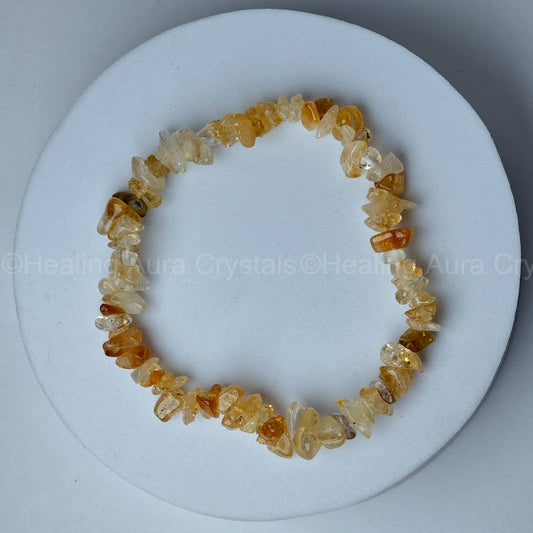 Citrine Chip Bracelet