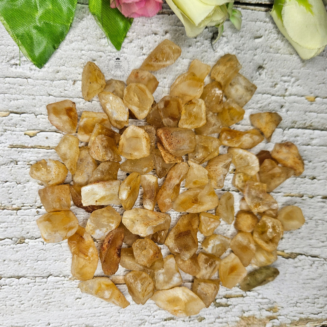 Citrine Raw Chips- Large