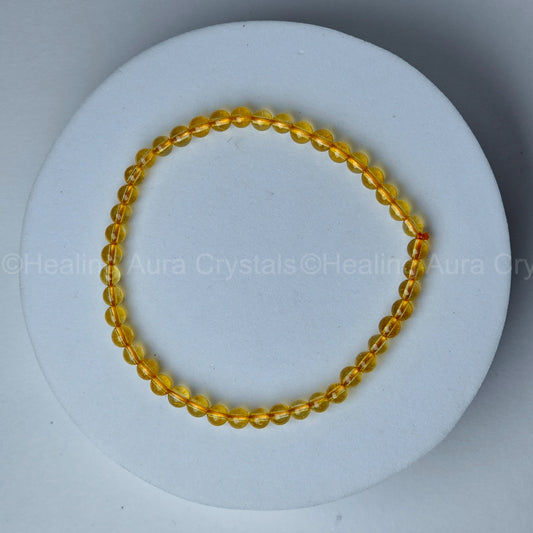 Citrine Bracelet (4mm)