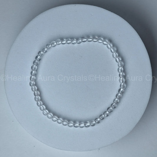 Clear Quartz Bracelet (4mm)