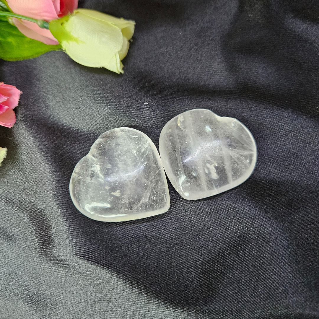 Clear Quartz Heart