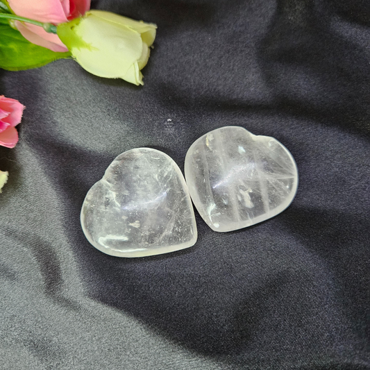 Clear Quartz Heart