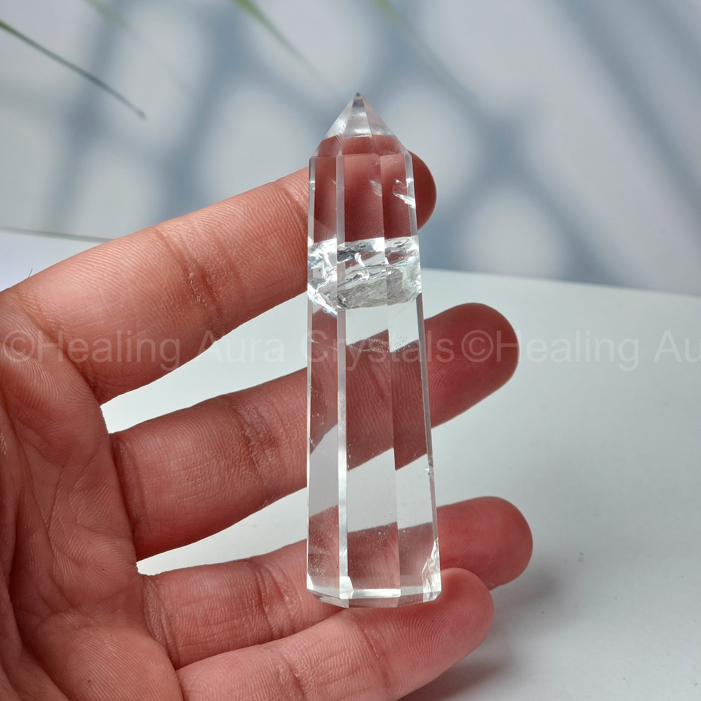 Clear Quartz Tower 3.25 inches - Premium Quality