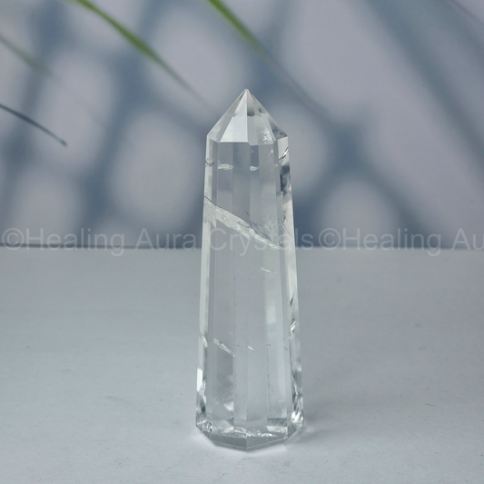 Clear Quartz Tower 3.25 inches - Premium Quality