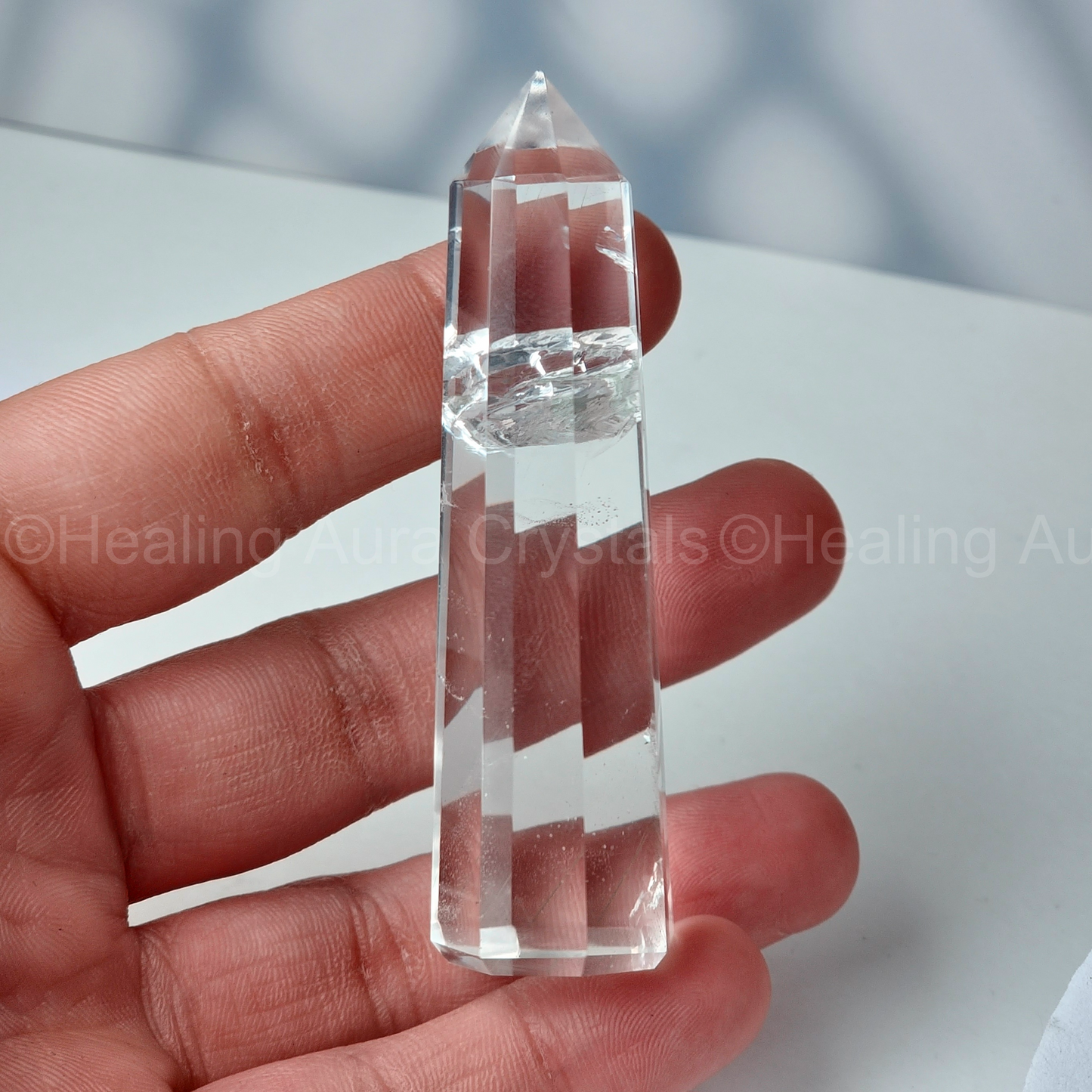 Clear Quartz Tower 3.25 inches - Premium Quality