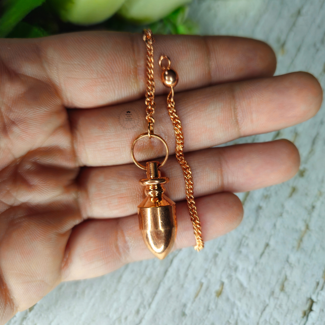 Copper Short Bullet Shape Pendulum