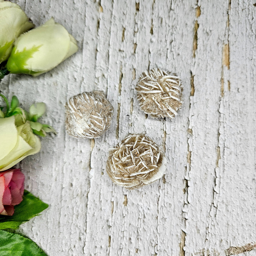 Desert Rose Selenite Raw Mini
