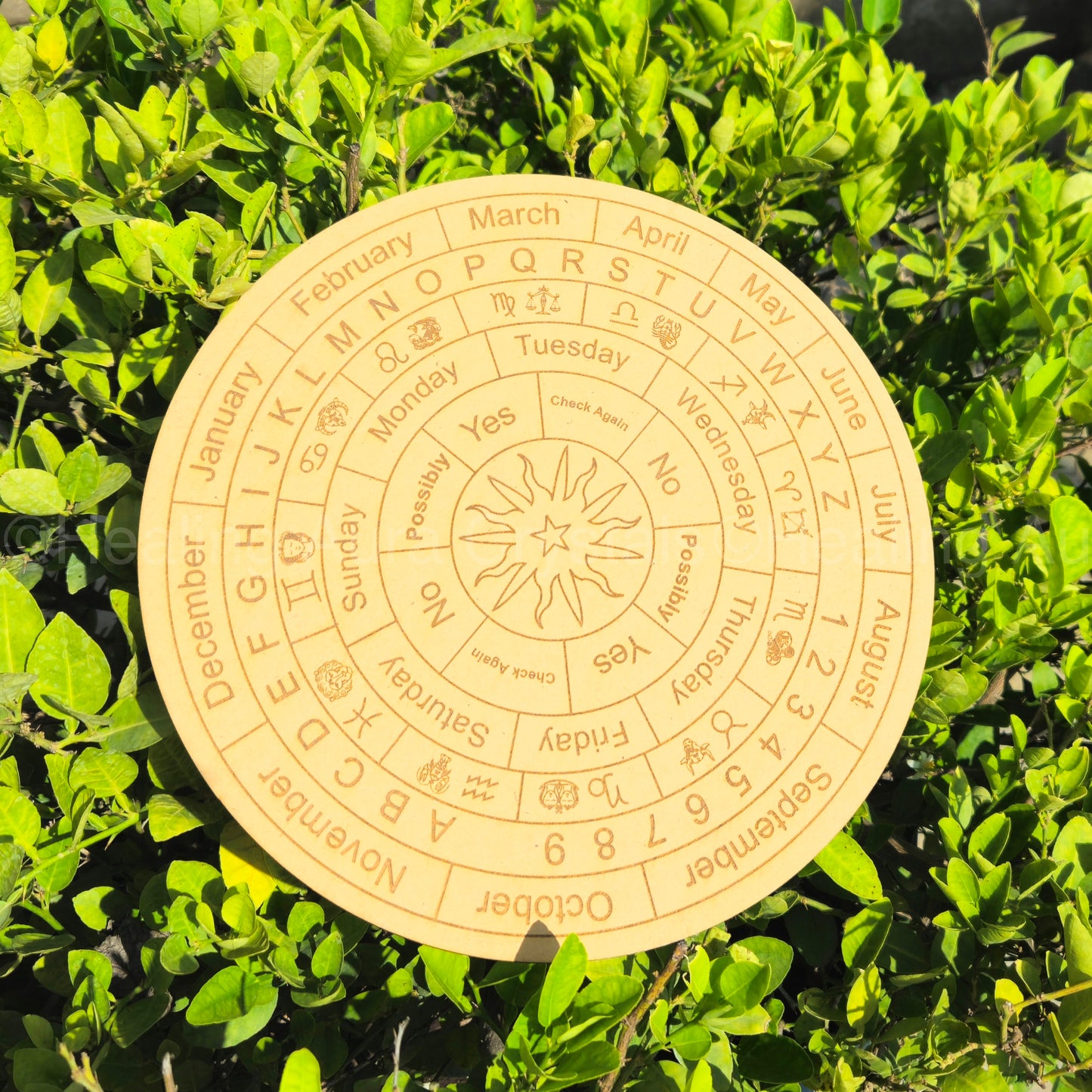 Pendulum Dowsing Board (Guidance & Intuition Tool)