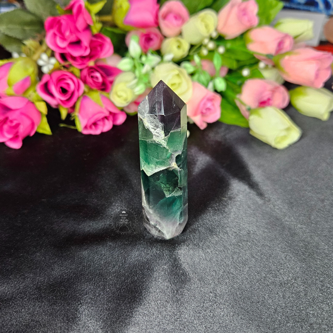 Rainbow Fluorite Premium Tower