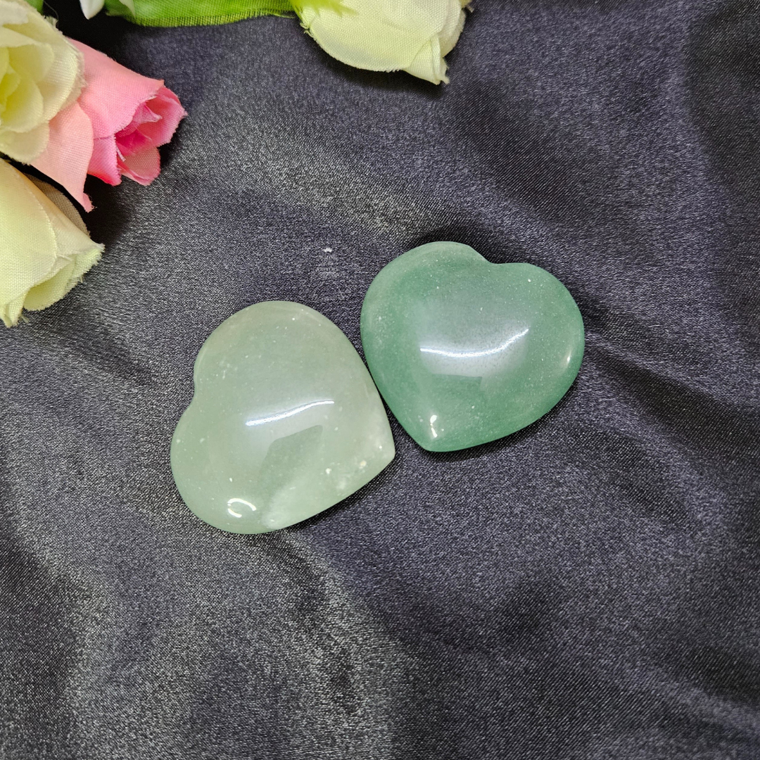 Green Aventurine Heart