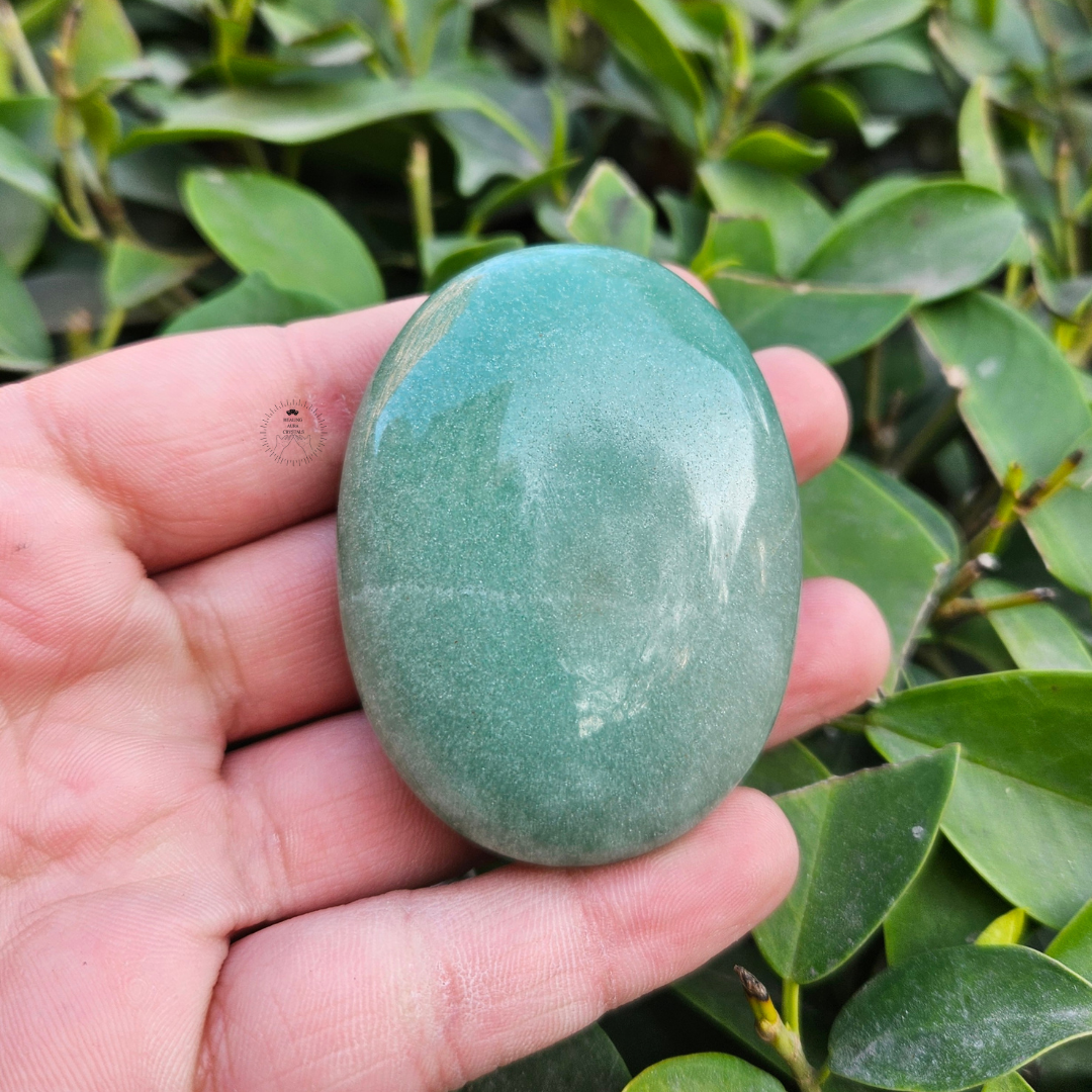 Green Aventurine Palm Stone