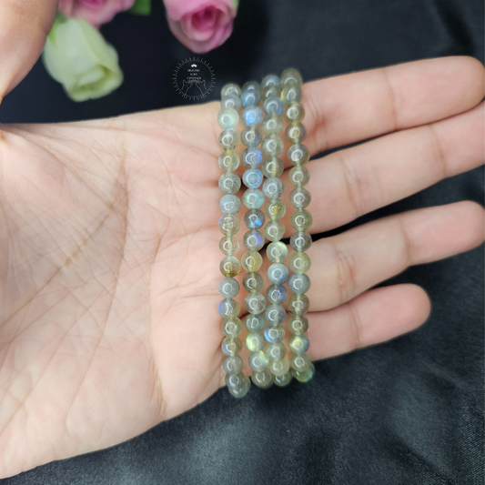 Labradorite 5mm Bracelet- Premium Quality