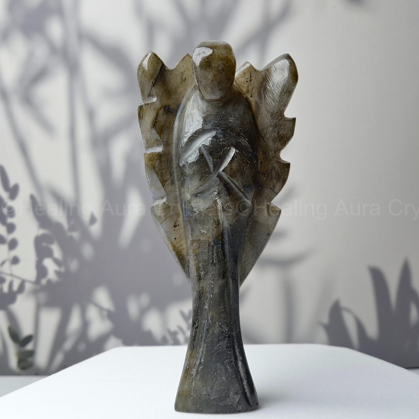 Labradorite Angel with Wings 3 inches
