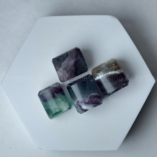 Rainbow Multi Fluorite Tumble- Premium Quality