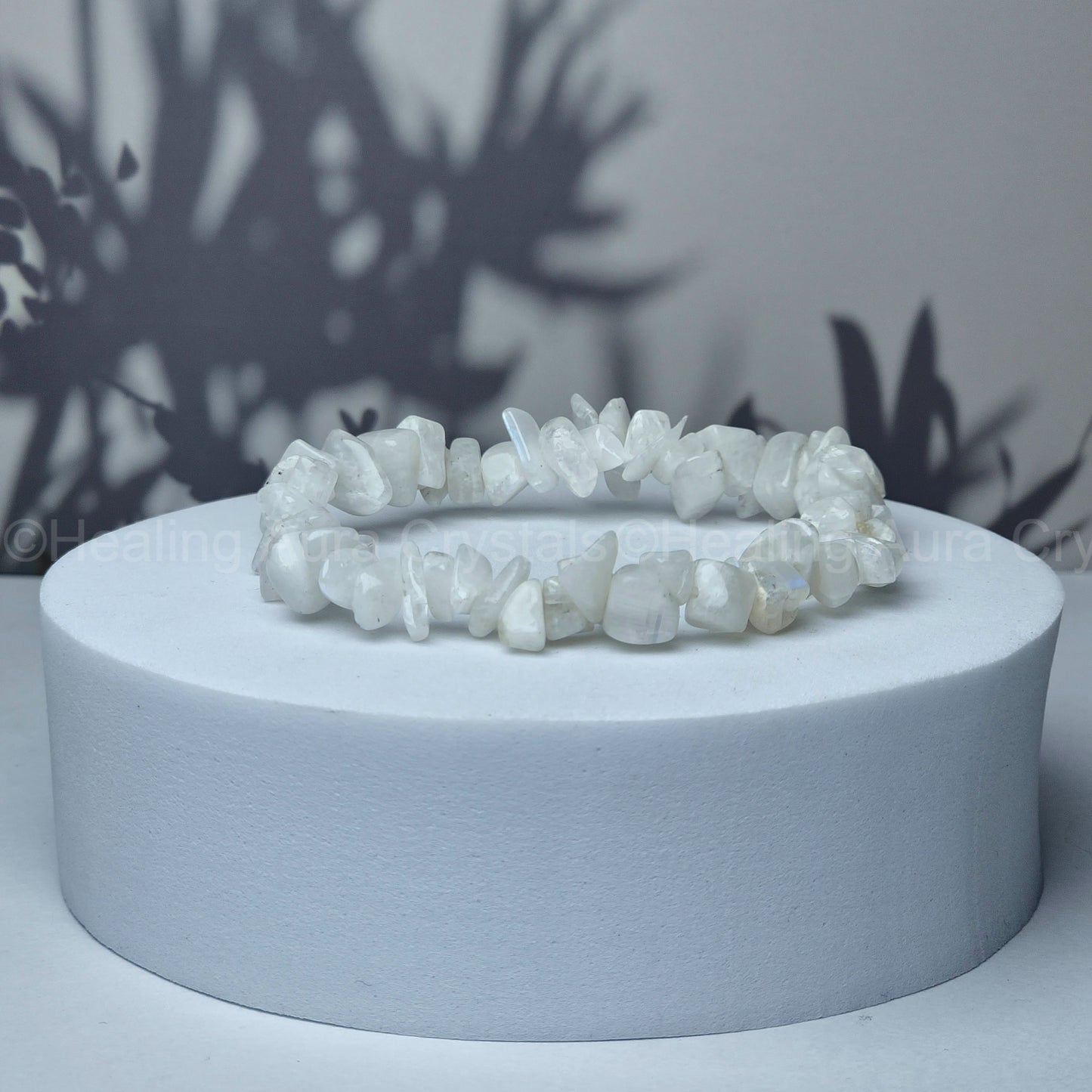 Rainbow Moonstone Chip Bracelet