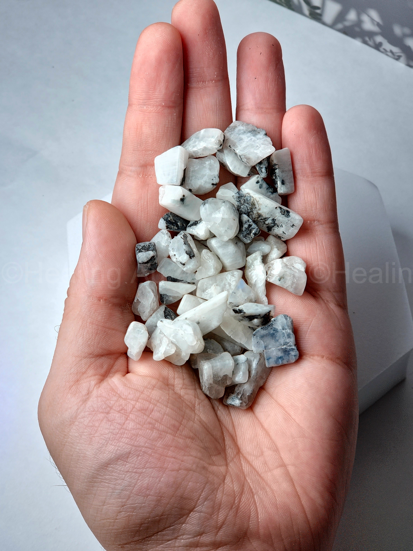 Rainbow Moonstone Chips