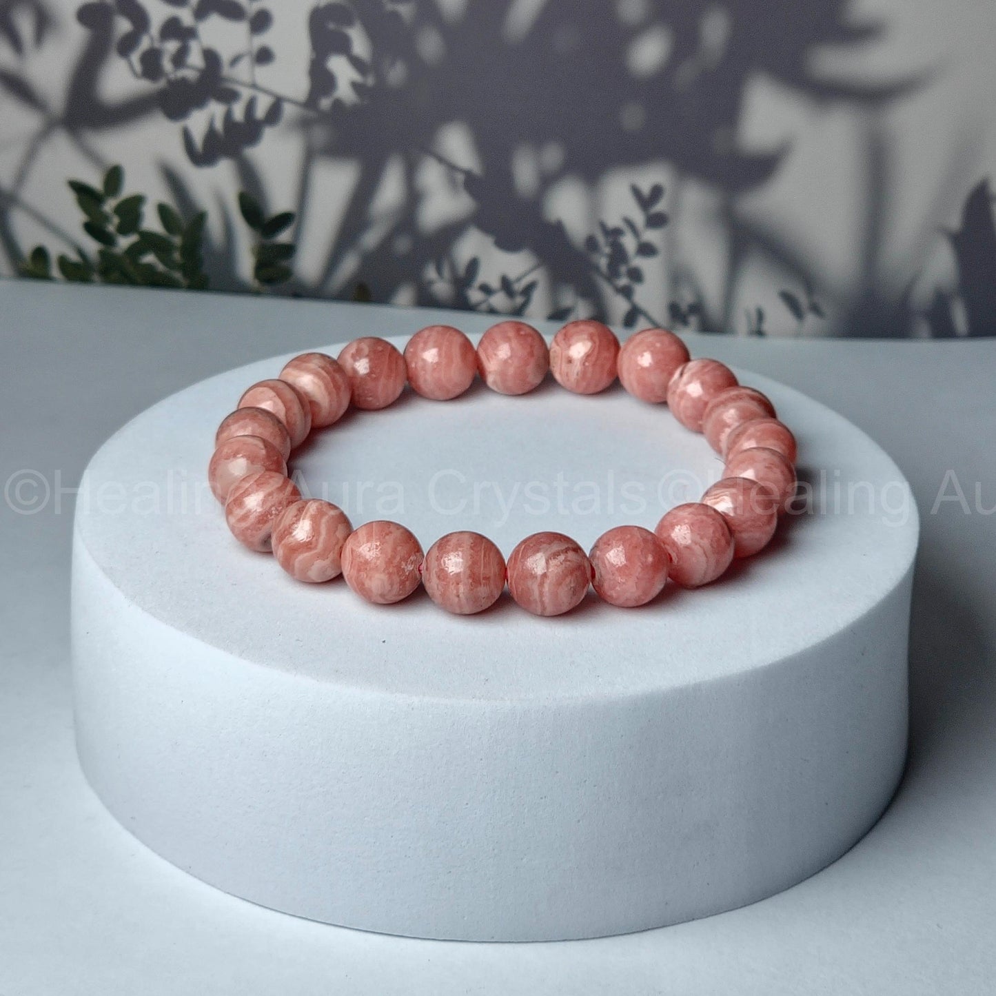 Rhodochrosite Bracelet - Premium Quality (9mm)