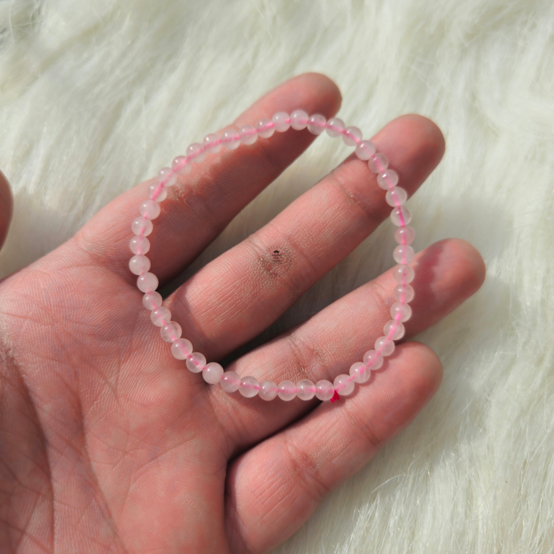 Rose Quartz Bracelet (4mm)