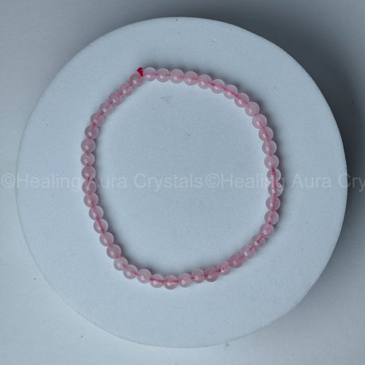Rose Quartz Bracelet (4mm)