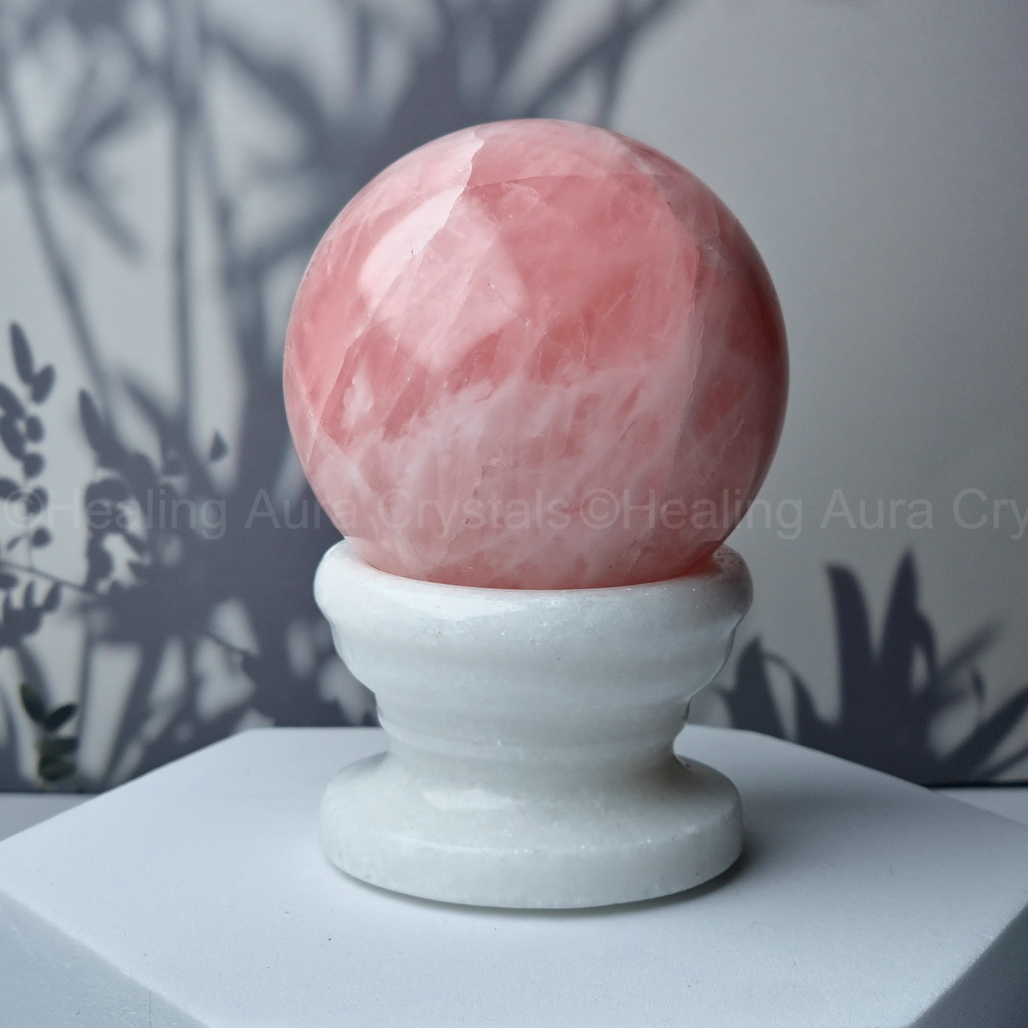 Rose Quartz Sphere/ Ball 55mm - Premium Quality