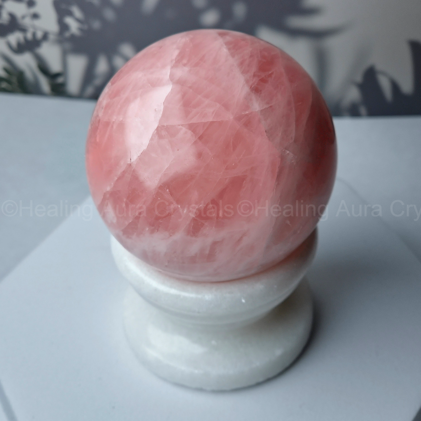 Rose Quartz Sphere/ Ball 55mm - Premium Quality