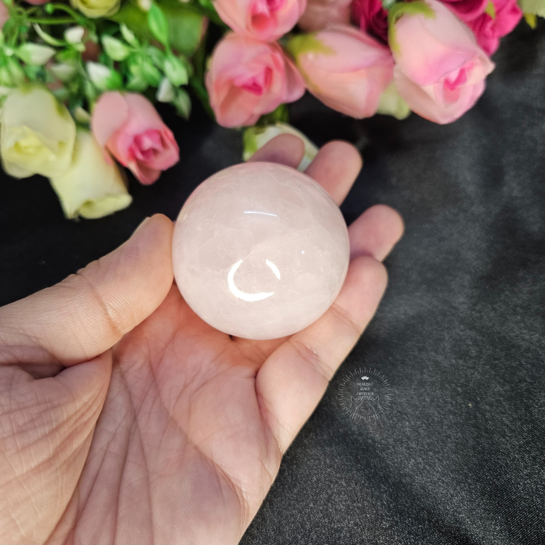 Rose Quartz Sphere/ Ball