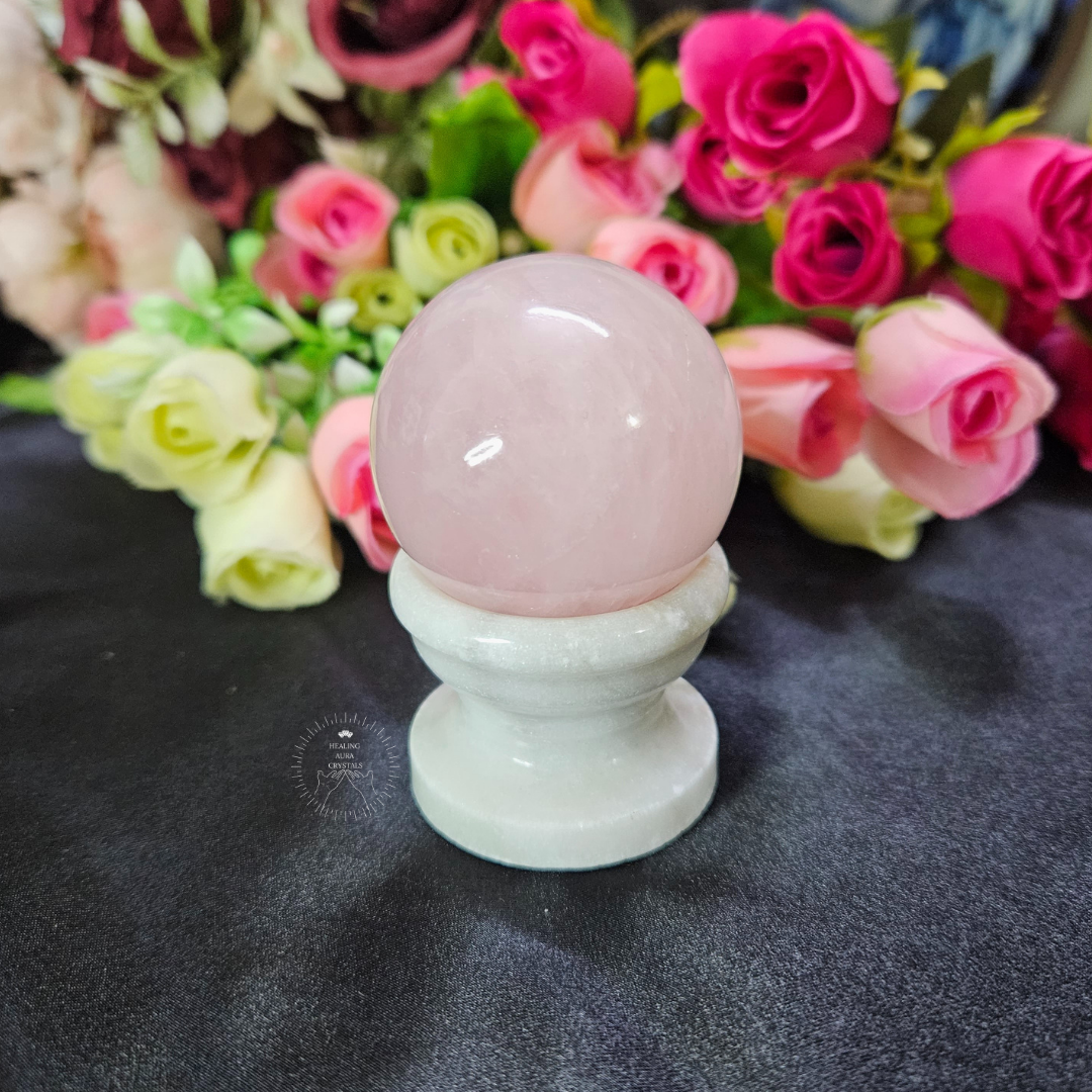 Rose Quartz Sphere/ Ball