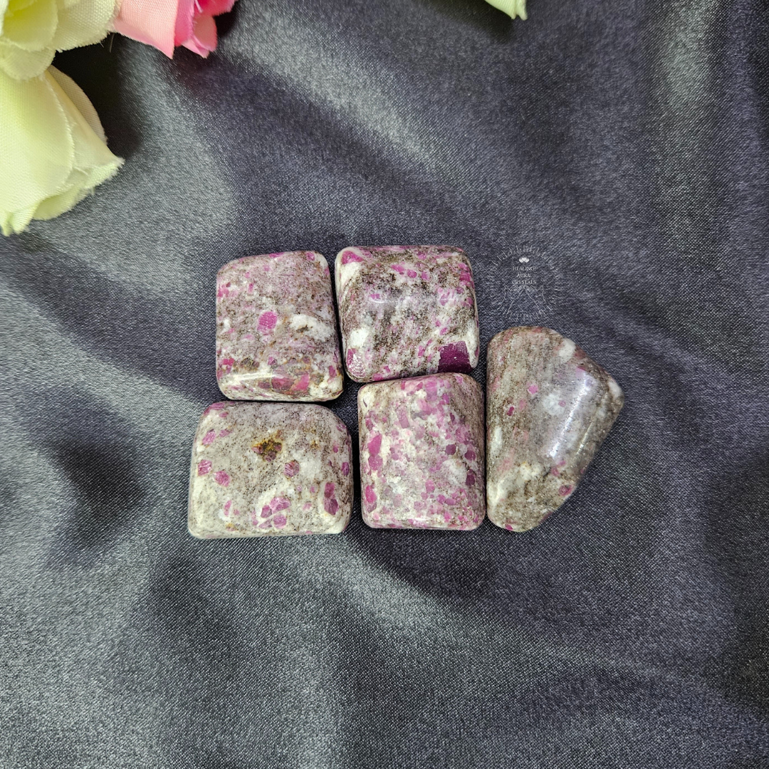 Ruby in Feldspar Tumble