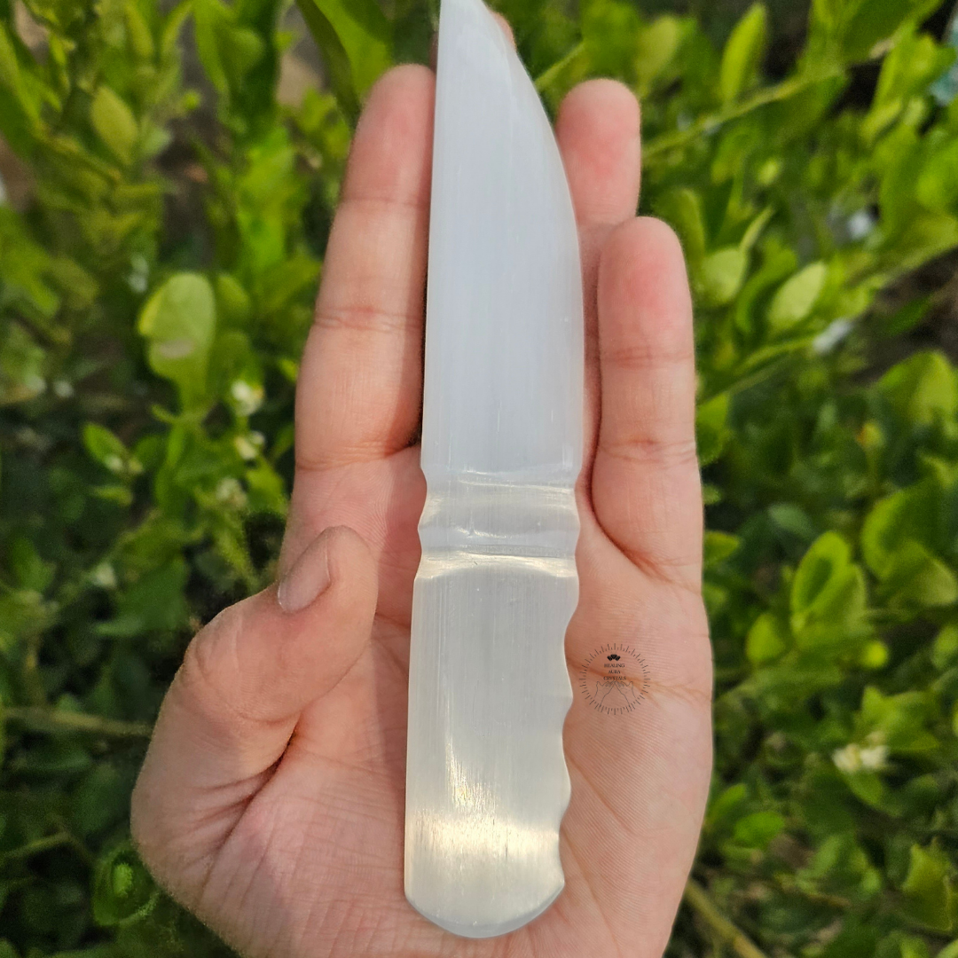 Selenite Knife for Cord Cutting