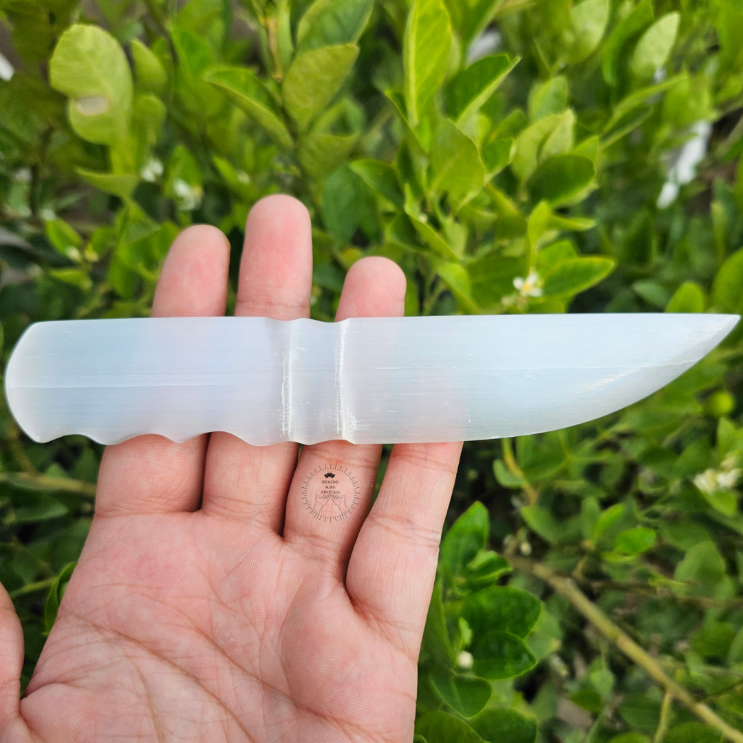 Selenite Knife for Cord Cutting