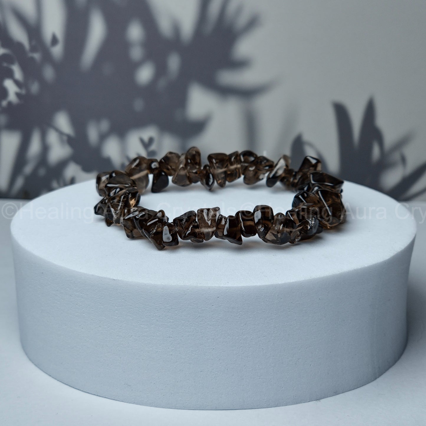 Smoky Quartz Chip Bracelet- Premium Quality