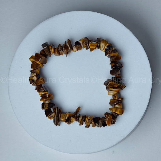 Tigers Eye Chip Bracelet